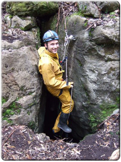 Caving photo from Victoria, Australia